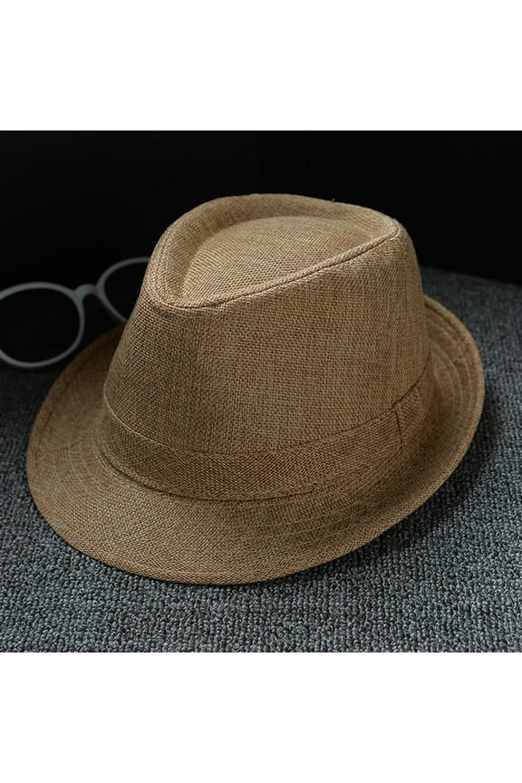Men and Women Retro Jazz Hat Soild British Sun Hat Travel Sun Hat Who Hat Floppy Hate Sombrero Impermeable Show Visor Visor Hat Summer Fedora Solar Escape Hats Accessorize Hat Cover Hat