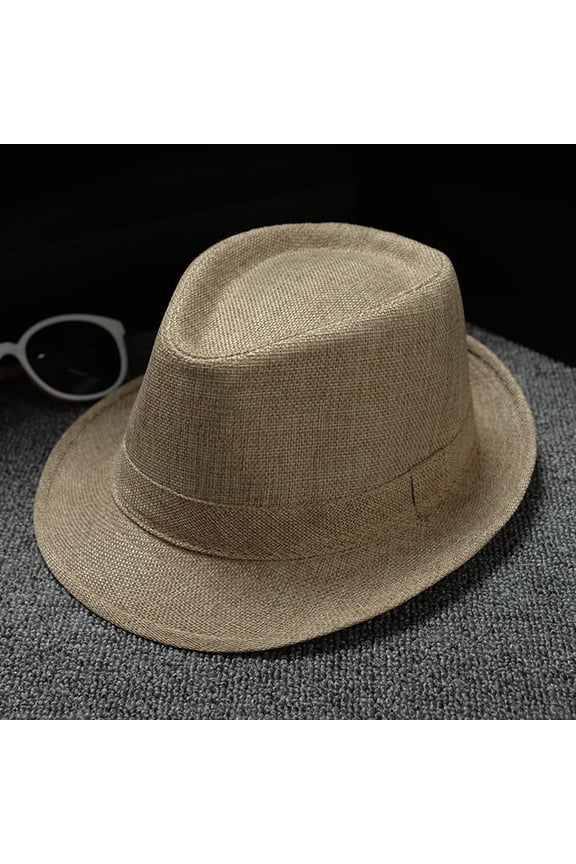 Men and Women Retro Jazz Hat Soild British Sun Hat Travel Sun Hat Who Hat Floppy Hate Sombrero Impermeable Show Visor Visor Hat Summer Fedora Solar Escape Hats Accessorize Hat Cover Hat