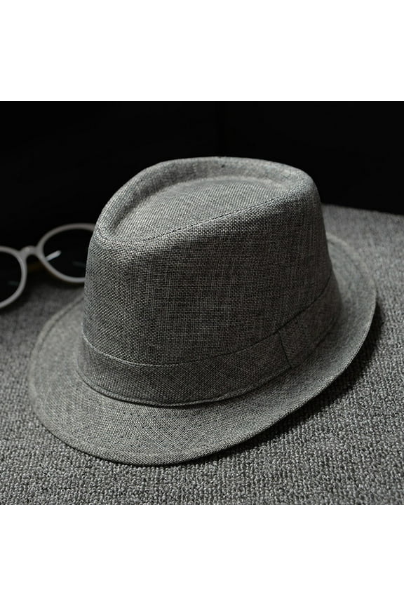 Men and Women Retro Jazz Hat Soild British Sun Hat Travel Sun Hat Who Hat Floppy Hate Sombrero Impermeable Show Visor Visor Hat Summer Fedora Solar Escape Hats Accessorize Hat Cover Hat