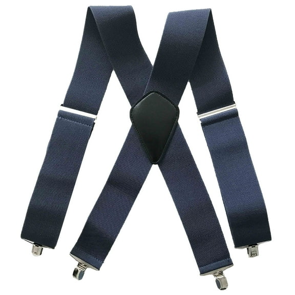 Hauaitttt Men's Adjustable Suspenders with Elastic Straps Y Back Hiking Suspenders Under Clothes Heavy Duty Suspenders for Women Button Suspenders for Men Leather Glowing Suspenders Mens Work