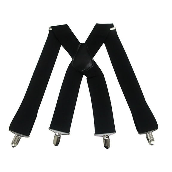 Hauaitttt Men's Adjustable Suspenders with Elastic Straps Y Back Hiking Suspenders Under Clothes Heavy Duty Suspenders for Women Button Suspenders for Men Leather Glowing Suspenders Mens Work
