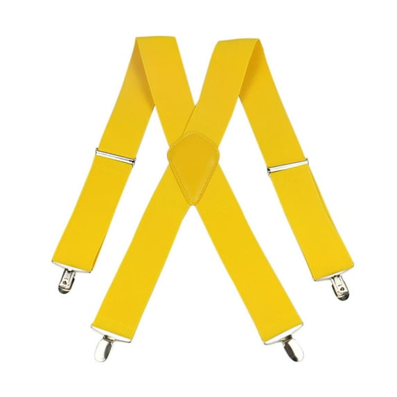 Hauaitttt Men's Adjustable Suspenders with Elastic Straps Y Back Hiking Suspenders Under Clothes Heavy Duty Suspenders for Women Button Suspenders for Men Leather Glowing Suspenders Mens Work