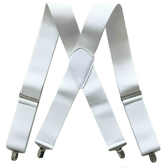 Hauaitttt Men's Adjustable Suspenders with Elastic Straps Y Back Hiking Suspenders Under Clothes Heavy Duty Suspenders for Women Button Suspenders for Men Leather Glowing Suspenders Mens Work