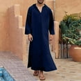 thumbnail image 1 of Hauaitttt Men's Arab Casual Long Sleeve Hooded Pocket Loose Robe Shirt Robe Clothes Women Hijab for Girls Prom Dresses Two Piece Nigerian Dresses for Women Traditional Girls Maxi Dress Long Sleeve, 1 of 7