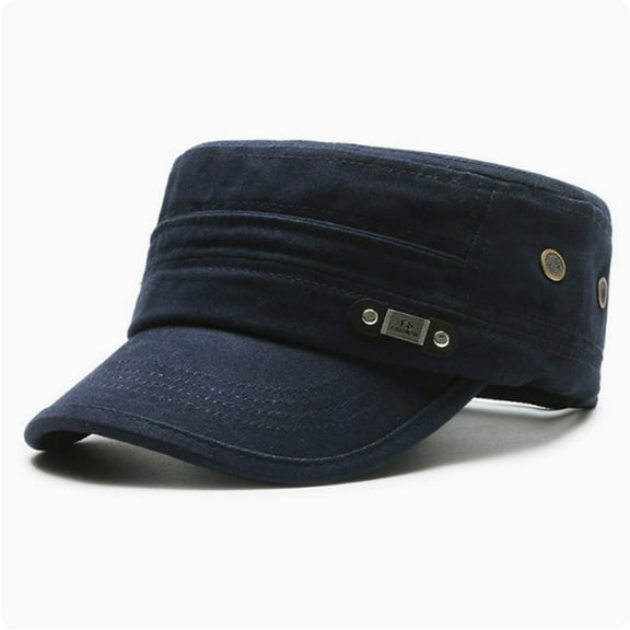 Hauaitttt Men's Cot Ton Flat Cap / All Season Outdoor Fishing and Travel Hat Cool Hats Youth Dime Hat Trucker Caps Snap Back Trucker Hut for Boys Athletic Hairstyles for Sports for Women Guy Hat