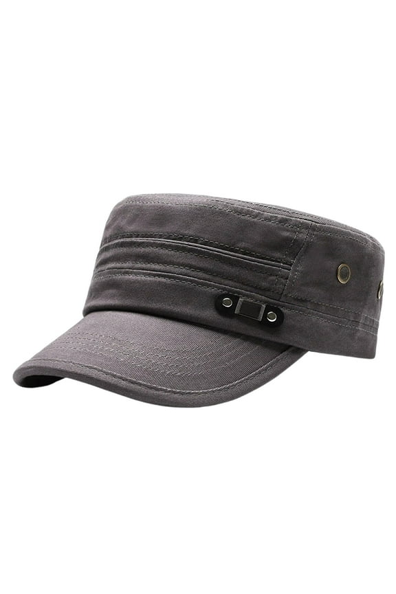 Men's Cot Ton Flat Cap / All Season Outdoor Fishing and Travel Hat Point Hat Baseball Caps for Toddlers Boys Gaming Hat Horns and Heels Caps Sailfish Running Cap Periphery Hat Baseball Caps