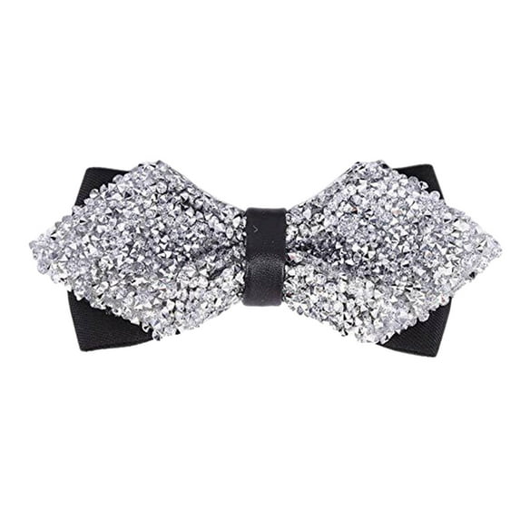 Hauaitttt Men's New Year's Eve Party Suit Rhinestone Bow Tie Wedding Groomsmen Formal Bow Tie Ti-36 Womens Reversible Tied Front Crop Top Ti-36x Pro Scientific Calculator Small Hair Ties for Braids