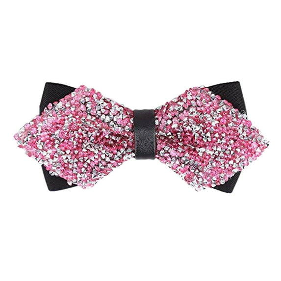 Hauaitttt Men's New Year's Eve Party Suit Rhinestone Bow Tie Wedding Groomsmen Formal Bow Tie Ti-36 Womens Reversible Tied Front Crop Top Ti-36x Pro Scientific Calculator Small Hair Ties for Braids