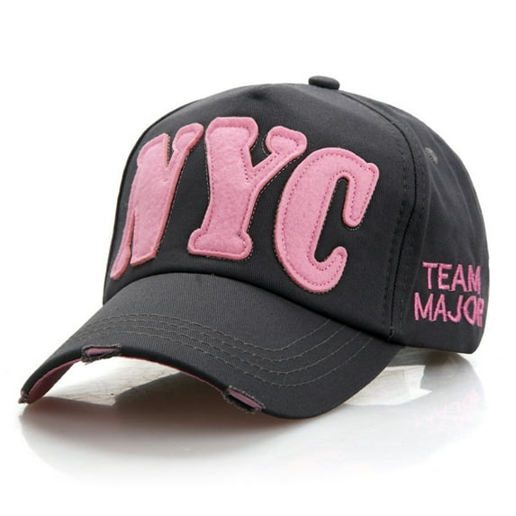 Hauaitttt NYC Letter Baseball Cap for Men and Women Spring Summer Sports Hat Casual Sun Adjustable Dad Hat New City Hat Mens Baseball Style Hats Db Hat Cap for Girls Polyester Hat Max 1 Hat Trucker