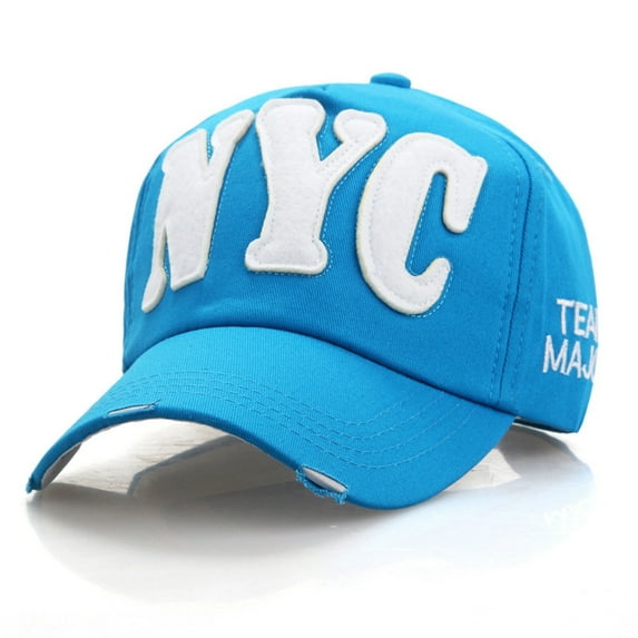 Hauaitttt NYC Letter Baseball Cap for Men and Women Spring Summer Sports Hat Casual Sun Adjustable Dad Hat New City Hat Mens Baseball Style Hats Db Hat Cap for Girls Polyester Hat Max 1 Hat Trucker