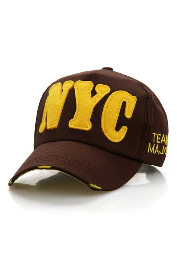 NYC Letter Baseball Cap for Men and Women Spring Summer Sports Hat Casual Sun Adjustable Dad Hat New City Hat Mens Baseball Style Hats Db Hat Cap for Girls Polyester Hat Max 1 Hat Trucker