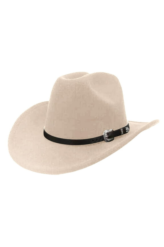 New Straight Cowboy Hat British Style Fedora Flat Top Black Top Hat European and Style Hat Bush Light Hats for Men Cute Western Hats for Women Cowboys Hats for Women Daily Wire Hat Top Hat