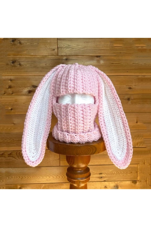 Rabbit Ear Hat Autumn and Winter Neck Knitted Hat Sleeping Hat Man Winter Hat Windproof Hat Men Winter Hat Leather Hat Women Thermal Hats for Men U of M Winter Hats for Men Winter Trapper