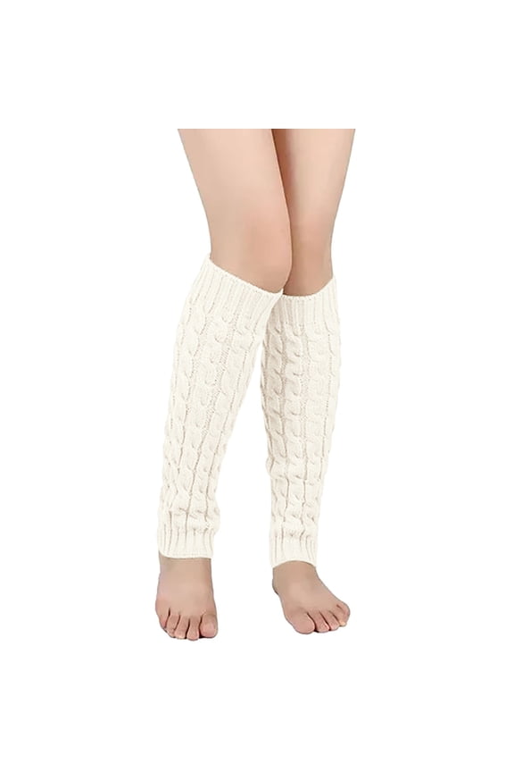 Retro Knitted Leg Warmers Crochet Long Boot Socks Christmas Thickened Warm Socks for Women Adult Party Dance Yoga Garter Belt Stockings Tights for Women Silk Belts for Women Large Christmas