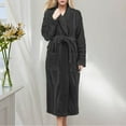 thumbnail image 1 of Hauaitttt Robes for Women Long Cloth Robes for Women Plus Size Bathrobe Women's Robes Bath Towels Comfortable Women's Pajamas Kimono Robes for Women Long with Pockets Robe Womens plus Size Robe with, 1 of 3