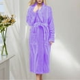 thumbnail image 1 of Hauaitttt Robes for Women Long Cloth Robes for Women Plus Size Bathrobe Women's Robes Bath Towels Comfortable Women's Pajamas Womens Housecoats Zipper Front Womens Shower Wrap Turkish Towel Bathrobe, 1 of 3