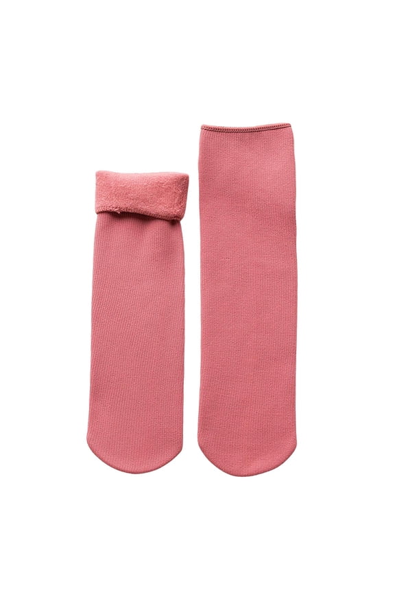 Socks for Women Fleececozy Soft Velvet Slim Thermal Socks Fleececozy Socks Winter Warm Snow Socks Bulk Stockings Tight Lingerie for Women No Heel Leg Warmers Christmas Stockings Knitted