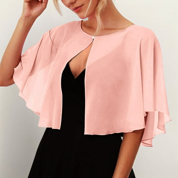 Hauaitttt Soft Chiffon Scarve Shawls Wraps for Dresses Women Accessories Dress for Women Elegant 1920s Vintage Coat Women Scarves Wraps Shoulder Wraps for Dresses Womens Cloak plus 1920s Coats for