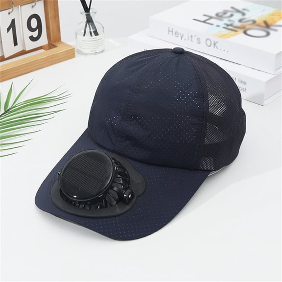Hauaitttt Solar Fan Sun Hat for Women Men Outdoor Hiking Walking Breathable Wide Brim Summer Sun Hat with Built In Fan Womens Beach Fisherman Hat for Men Women for Beach Fall Style for Women Hat
