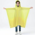 thumbnail image 1 of Hauaitttt Spring Summer and Autumn Boys' and Girls' Plain Color Buttoned Thick Poncho Raincoats Rain Ponchos Girls Hiking Clothes Children Clothes Girls 6 Years Girls Rain Boots with Matching Coats, 1 of 3