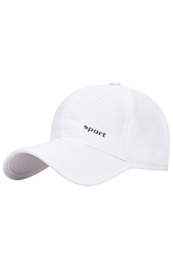 Spring Summer Outdoor Quick Drying Fabric Sports Hats Men's Women's Lightweight Breathable Mesh Caps Ladies Caps and Hats Hard Hat Patch Womens Baseball Caps Fashion Running Cap Mens Curved