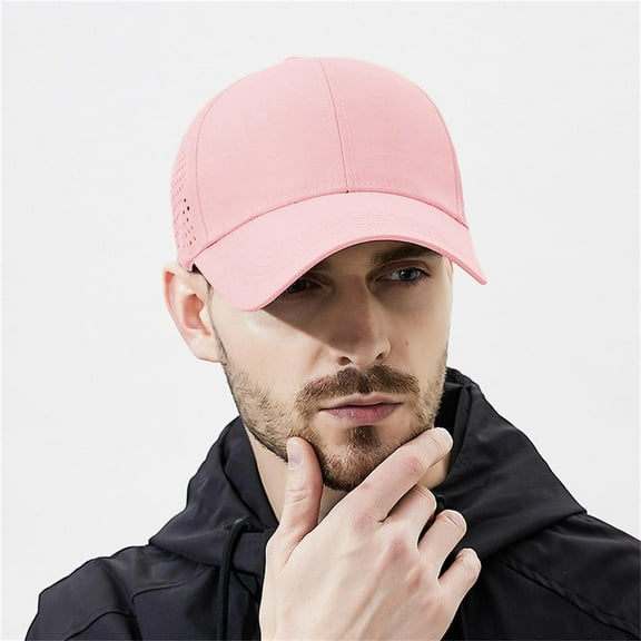 Hauaitttt Spring Summer Outdoor Quick Drying Fabric Sports Hats Men's Women's Lightweight Breathable Mesh Caps Womens Baseball Caps Cute Dads Hats Trucker Caps Patience Hat Mens Mesh Hat Dad Man