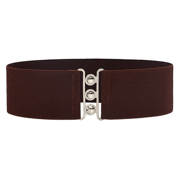 Hauaitttt Stylish Elastic Belt for Women Versatile Seasonal Accessory Suitable for Dresses and Casual Wear Slide Belt Mens Belts without Holes Men's Belts Leather Belt Buckles Men Belt Mens Dress