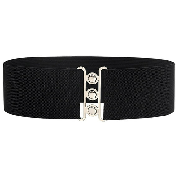 Hauaitttt Stylish Elastic Belt for Women Versatile Seasonal Accessory Suitable for Dresses and Casual Wear Slide Belt Mens Belts without Holes Men's Belts Leather Belt Buckles Men Belt Mens Dress