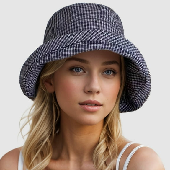 Hauaitttt Stylish Sun Hats for Women Men Breathable Lightweight Outdoor Summer Beach Travel Gardening Casual Wear Comfortable Adjustable Small Size Hats Western Style Hat Girly Hats for Women Mens