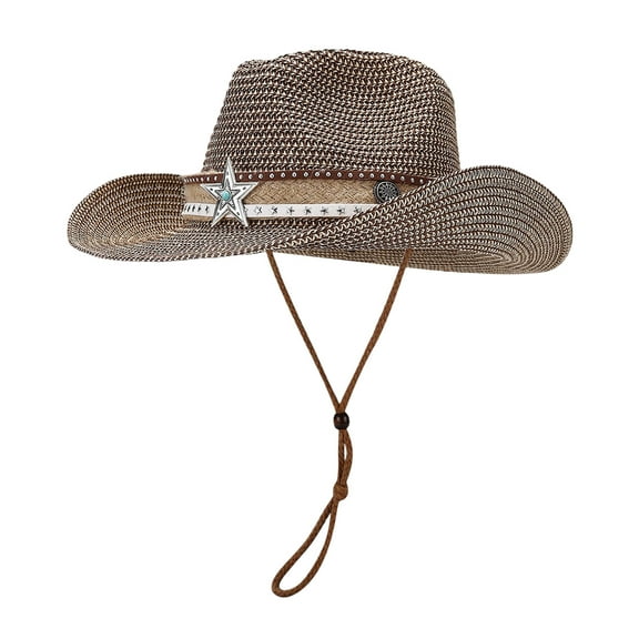Hauaitttt Summer Holiday Casual Style Hat Outdoor Outing Sun Hat Brim Can Be Shaped Sun Hat Small Size Hats Ladies Visors for Women Salvage Hat Summer Hats for Beach Low Profile Fedora Wide Brimmed