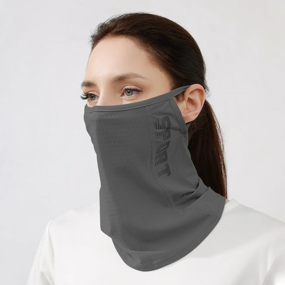 Hauaitttt Summer Outdoor Sun Protective Scarf with Ear Hanging Design Ideal for Outdoor Activities Pair with Sun Hats Lightweight and Breathable for Effective Beach Umbrellas for Sand Heavy Duty Wind