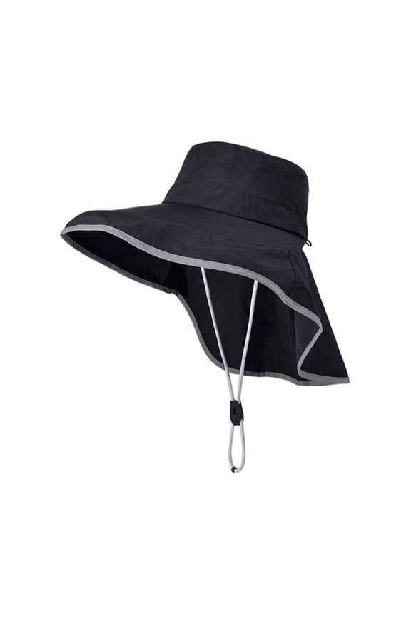 Summer Outdoor Sunshade Hats for Men and Women Mountaineering and Fishing Sunscreen Hats Large Brim Shawl Neck Protectors Quick Drying Bucket Hats Hat Sun Jungle Hat Men Hiking Hat Kids