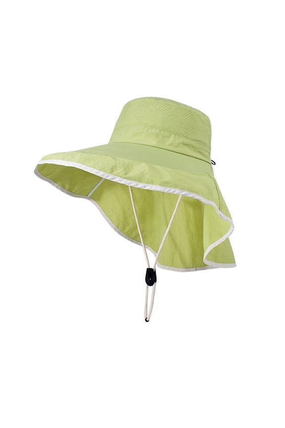 Summer Outdoor Sunshade Hats for Men and Women Mountaineering and Fishing Sunscreen Hats Large Brim Shawl Neck Protectors Quick Drying Bucket Hats Hat Sun Jungle Hat Men Hiking Hat Kids