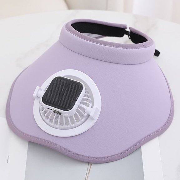 Hauaitttt Summer Solar Fan Hat Rechargeable Purpose Hat Outdoor Women Sunscreen Sunhat Empty Sun Hat Headband Roll up Running Cap Women Hat for Men Sunhats for Woman Mens Summer Hats Travel Hats