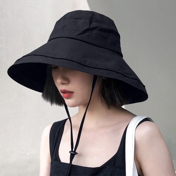 Hauaitttt Sun Hats for Women Men Wide Brim UPF 50  Adjustable Outdoor Summer Hat for Hiking Camping Beach Travel Lightweight Breathable Hat Fedora Beach Wear for Women 2025 Tall Hat Running Caps for
