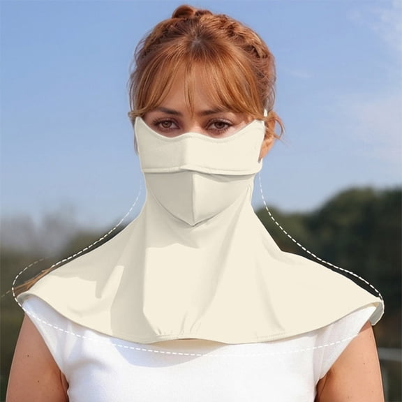 Hauaitttt Sun Protective Scarf Breathable Neck Gaiter for Outdoor Activities Cycling Hiking Travel Summer Women Winter Scarf Long Skirts Wrap Women Baseball Hat Silk Scarf Clear Umbrellas for Rain