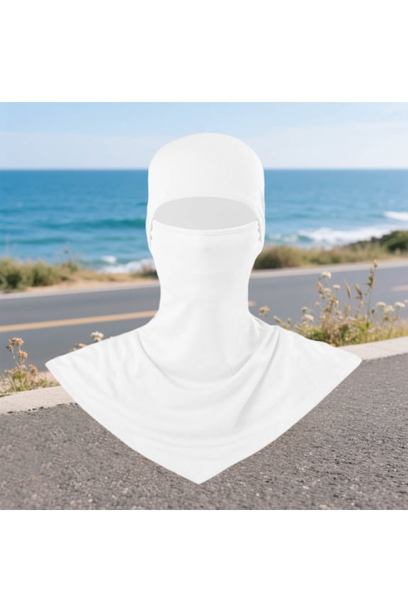 Sun Protective Scarf Mesh Head Wrap for Women Men Outdoor Hiking Daily Wear Lightweight Breathable Shawls Wraps Womens Shawls and Wraps Summer Umbrellas for Rain Keyhole Wrap Shawl Neck