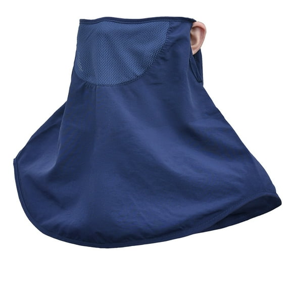 Hauaitttt Sun Protective Scarf for Outdoor Activities Ideal for Fishing and Hiking Features Ear Button Design Companion for Summer and Autumn Adventures Protective Neck Long Shawl Women Large Scarf