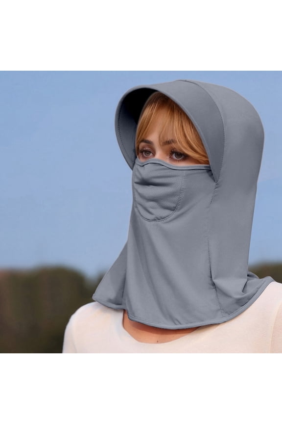 Sun Protective Scarf UPF 50+ for Women Men Outdoor Activities Summer Cycling Hiking Travel Lightweight Breathable Beach Wrap Cover up Women Shoulder Wraps Shawls Neck and Chest Scarf Long