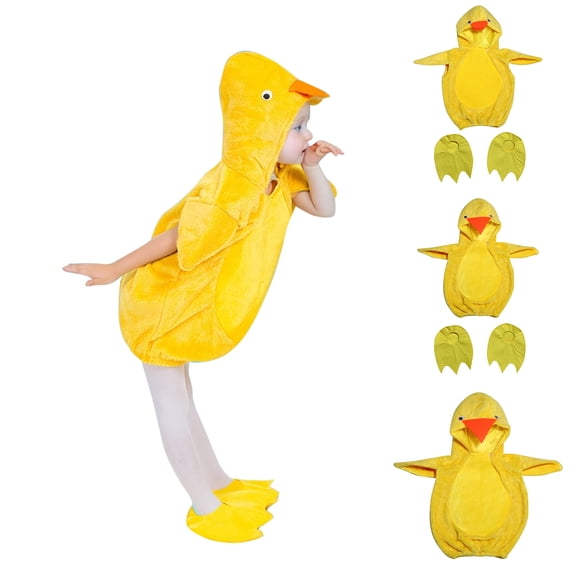 Hauaitttt Toddler for Boys Hooded Romper Bodysuits Chicken Dress up 2-3 Years Halloween Boy Halloween Clothes Kids Clothes