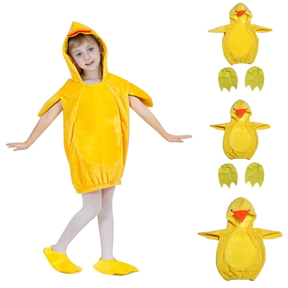 Hauaitttt Toddler for Boys Hooded Romper Bodysuits Chicken Kids Boy Dress up Clothes for Play 2-3 Years Halloween Halloween Clothes Kids Clothes
