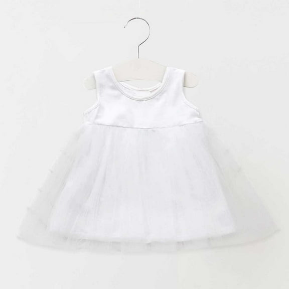 Hauaitttt Toddler Girls Sleeveless Holiday Party Mesh Dress Dance Party Dresses First Birthday Dress Girls Size 5t Clothes Girl Formal Dresses Size 6 Long Sleeve Birthday Girl Dress Rainbow Dress