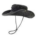 thumbnail image 1 of Hauaitttt Vintage Washed Sun Hat with Brass Buckle and Unisex Outdoor Jungle Fishing Cap for Hiking and Camping Alien Bucket Hat Fish Hat Black Hat Sun Bucket Hat Dynamo Sun Hat Bucket Hat Ladies, 1 of 7
