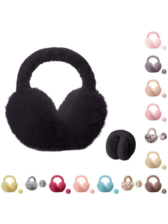 Warm Ear Cups Cute and Style for Girls In Winter Freezing Ear Covers for Students Korean Style Ear Fuzzy Ears Ear Noise Hear Bend Boys Earmuffs and Set Running Earmuffs Women Ear Warmers