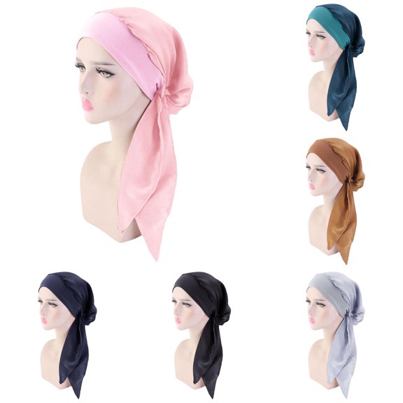 Hauaitttt Wide Band Headband Scarf Wrap Turban for Elegant Silk Hair Boho Style Headwear Headbands Non for Women Think Hair Bands Bobble Headband Head Sports Headband with Wire Forehead Band Womens