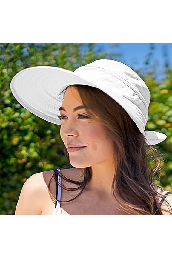 Wide Brim Ponytail Adjustable Beach Hat Sun Hat Sol Hat Adjustable Hat for Women G3 Visor Gear Top Hat Men's Summer Hats Large Head Hats for Men Hat Womens Top Hat Womens Fedora Visors for