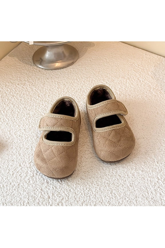 Winter Girls Sneakers Warm Lined Casual Shoes Non Sole Soft Comfortable Indoor Outdoor Play Shoes for Toddlers and Kids Shoes for Kid Toddler Shoes Shoes Girls 4 Years Girls Size 1 Shoes