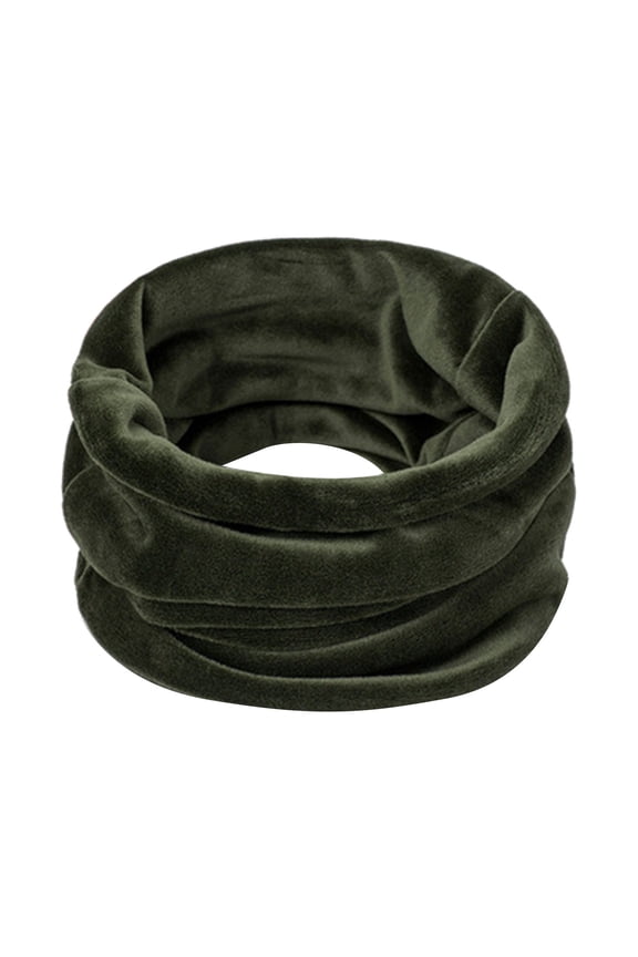 Winter Ski Neck Protector Female Autumn and Winter Gold Velvet Windproof Neck Protector Neck Scarf Thickened Windproof Collar Scarf Loose Fit Neck Gaiters for Men Satin Scarf for Hair