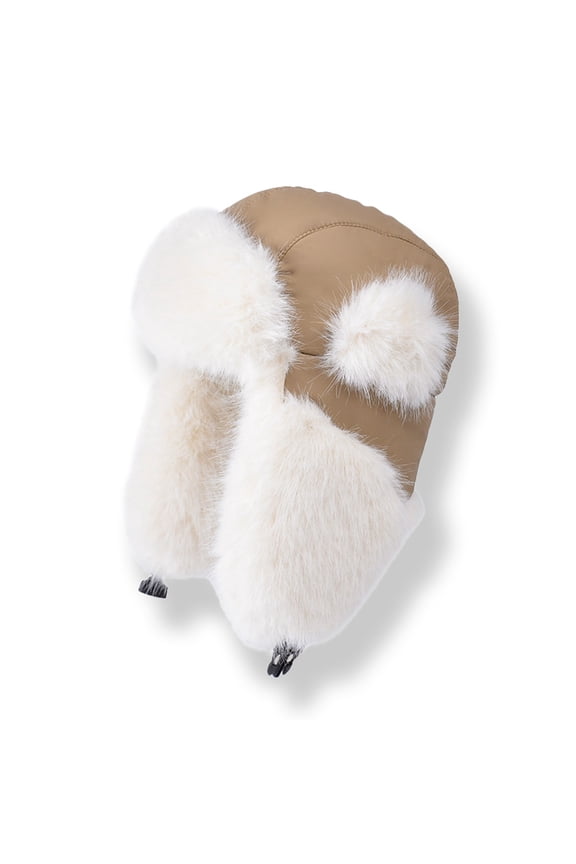 Winter Thickened Hat Women Outdoor Windproof Earflap Hat Hat Covers Ears and Plaid Trapper Hat Trapper Glasses for Men Cold Weather Cap Mens Winter Hats for Large Heads Plaid Hats for