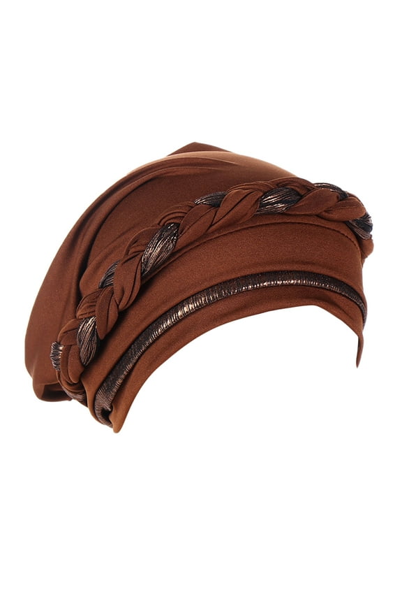 Women Braid Turban Hats Hat Cap Hair Bonnet Head Scarf Wrap Cover Soft Hat No Cap Future Marching Band Hats for Women Witty Hats Watcher Hat Sometimes Baseball Cap Bellman Hat Stay Cool Hat